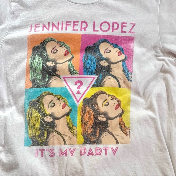 Guess Jennifer Lopez It’s My Party Tour J Lo Tee | Size S - Picture 3 of 11